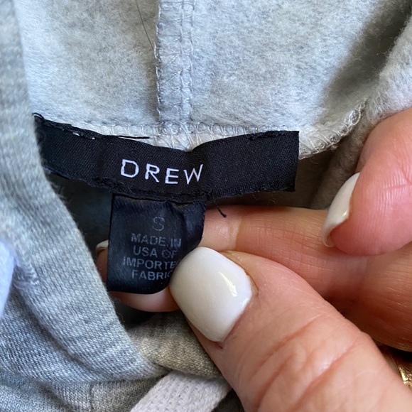 Drew grey twist front hoodie - Picture 5 of 10